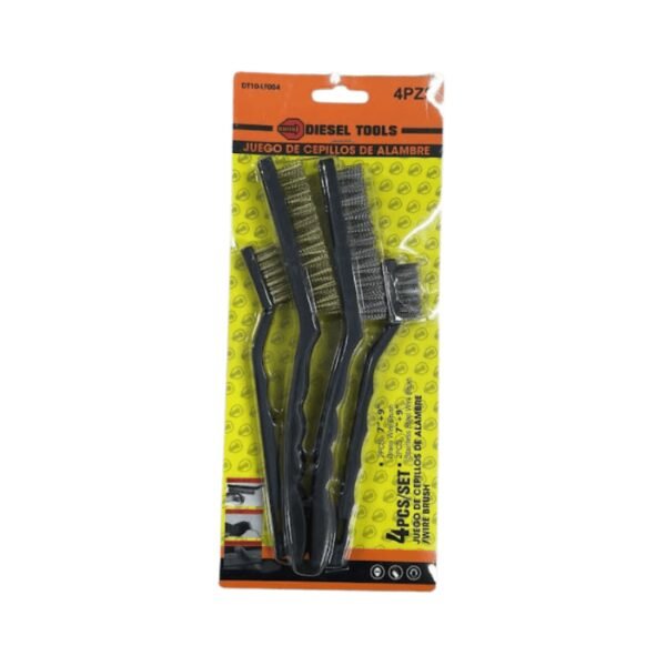 Cepillo de alambre 4 pzas (72) diesel tools