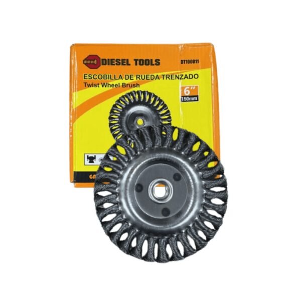 Cepillo alambre 6" entorchado (40) diesel tools