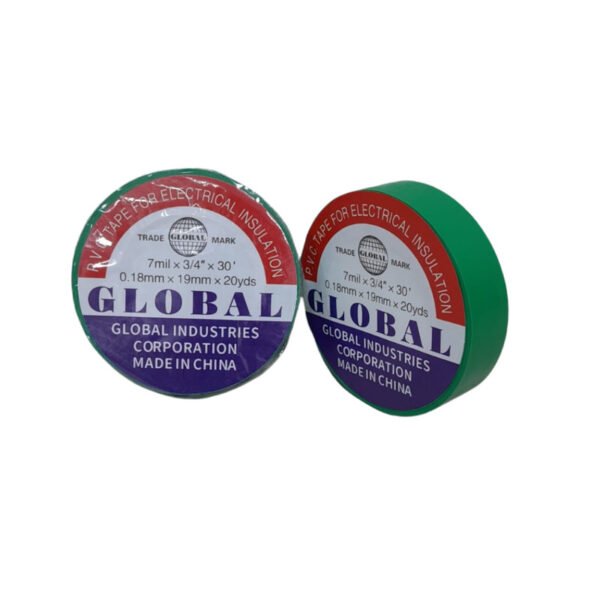 Cinta aislante verde 18m (10)(300)