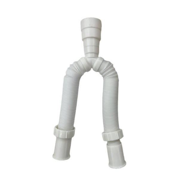 Sifon flexible doble blanco co (50)