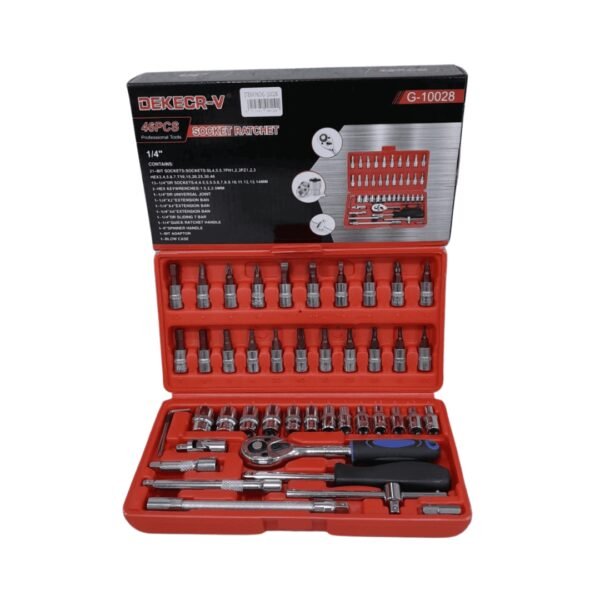 Juego de ratchet x 46 pzs satagood (24)
