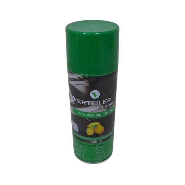 Silicona en aerosol con olor limon