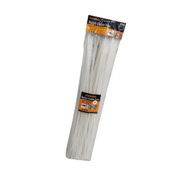 Amarra plastica blanca de 45cm (100)