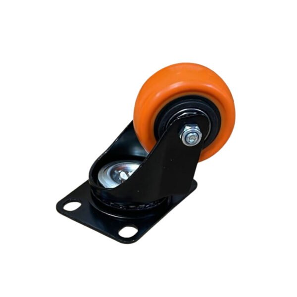 Rodachin naranja s/freno 2" 80kg (150)