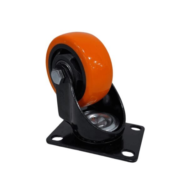 Rodachin naranja s/freno 3" 100kg (50)