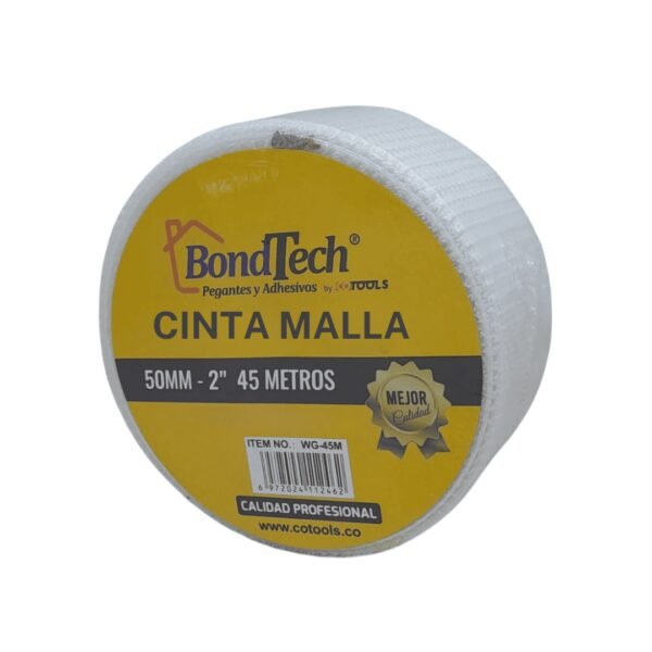 Cinta malla 2" x 45mts (144) bondtech co