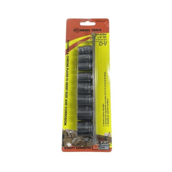 Juego de copas x 9 pzs 3/8" (40)
