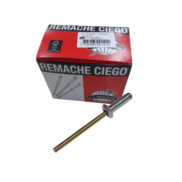 Remache 5-6 natural (5/32x1/2) x 500 und
