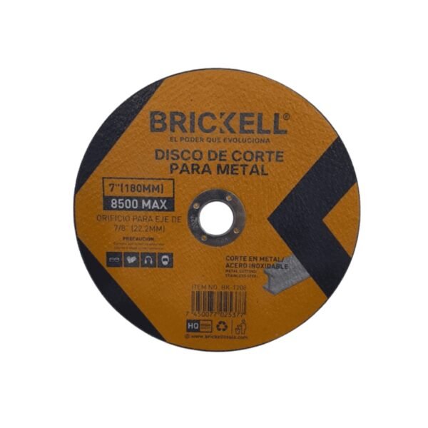 Disco corte metal 7" (50)(200) brickell