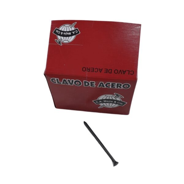 Clavo acero liso 2 1/2"azulado (500gr) ca mejia