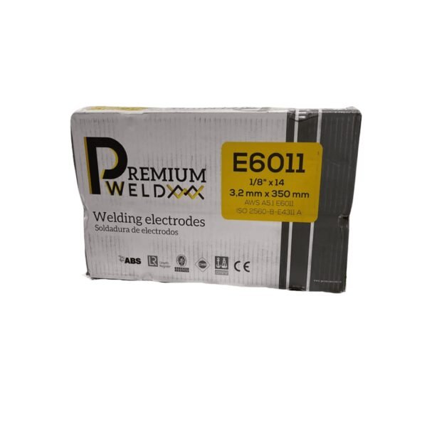 Soldadura electrodo 6011 1/8" libra (40) premium weld