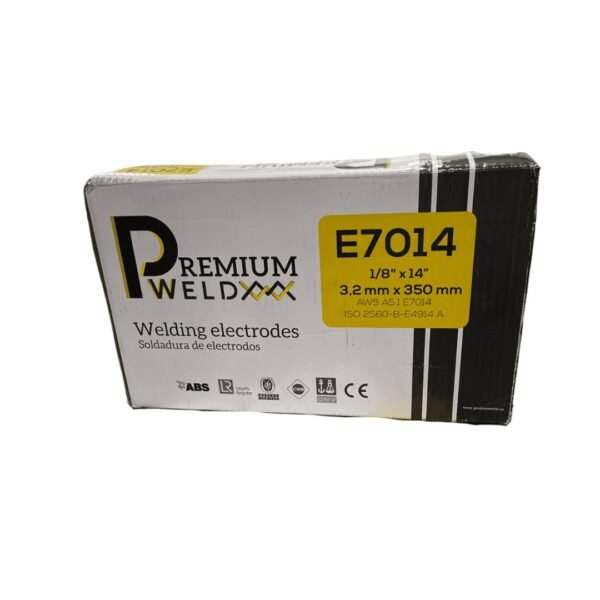 Soldadura electrodo 7014 1/8" libra (40) premium weld