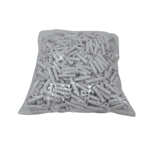 Chazo plastico estriado 3/16" paq x1000