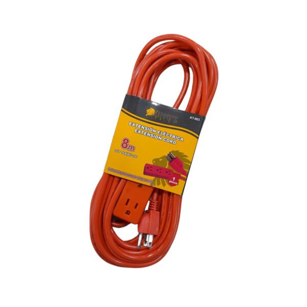 Extension naranja 8mts x 3serv (10)(30)