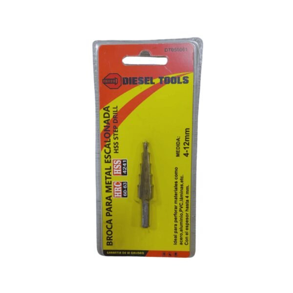 Broca escalonada 4-12mm (20) (200) diesel tools