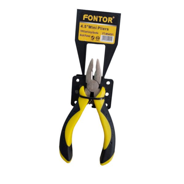 Pinza mini 4.5" naranja fontor (12)(240) co