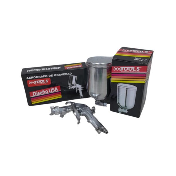 Aerografo cromado f-75 600cc (20) co