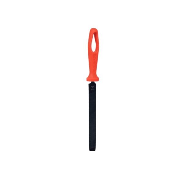 Lima plana 6" m/naranja eco mittal