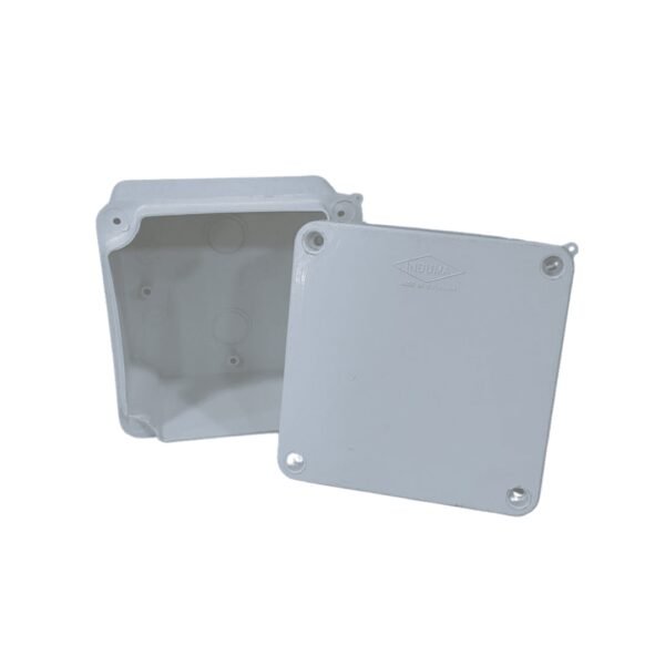 Caja de paso plastica 10x10x7 blanca induma (24)