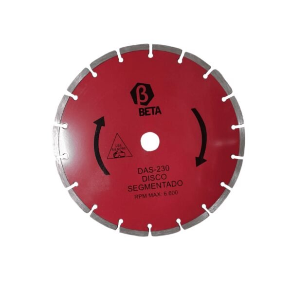 Disco diamantado segmentado 9" beta