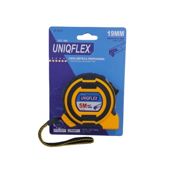 Metro profesional de 5m x 19mm (12)(120) uniqflex
