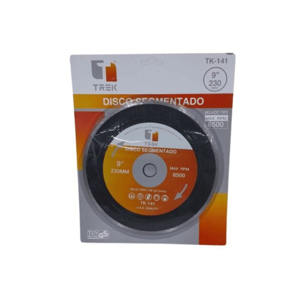 Disco diamantado continuo 9" trek
