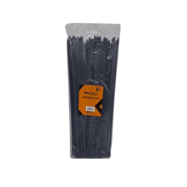 Amarra plastica negra 4.8x30cm brickell