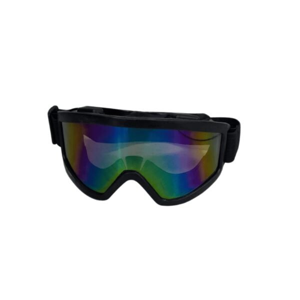 Gafa para moto marco negro lente tornazolado (10) (100)