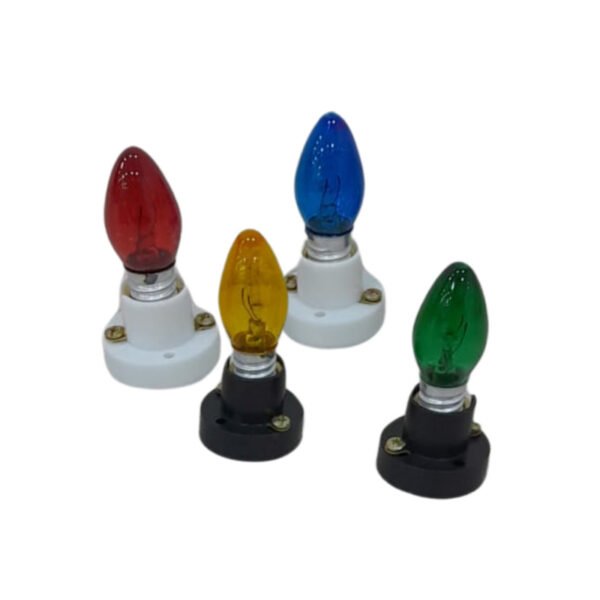 Bombillo candelabro surtidos e14 - 7w c/socket