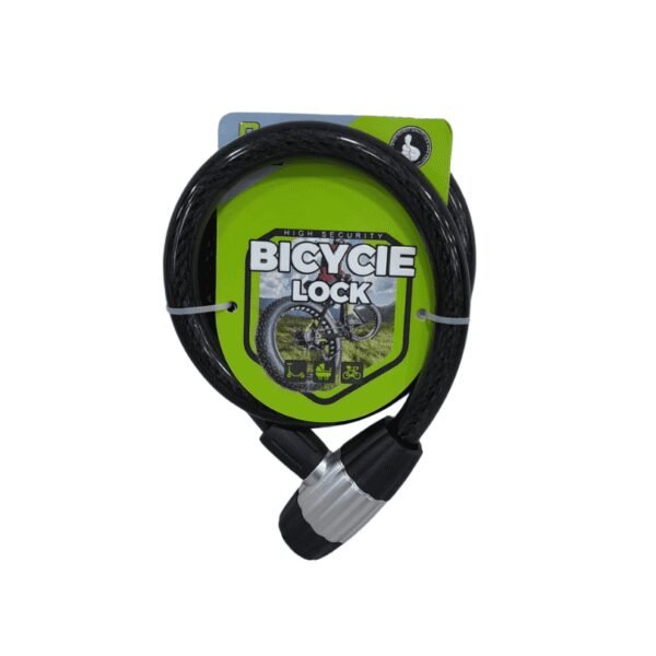 Guaya para bicicleta mediana 60cm con llave kihuu (80)