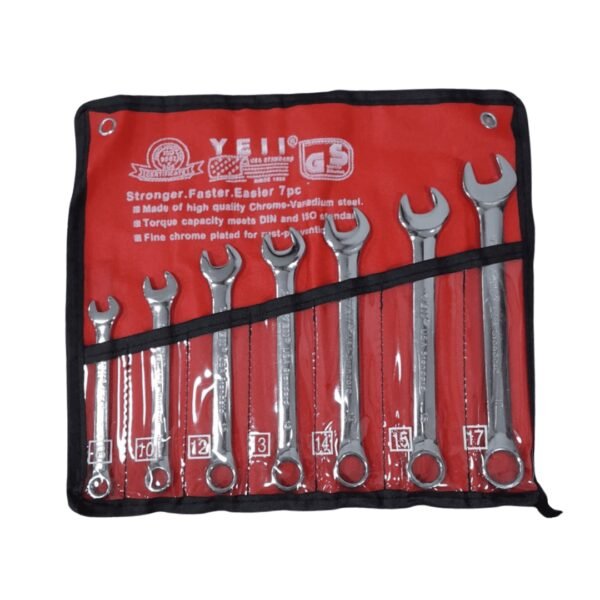 Juego de llaves mixtas x 7pcs (8-17mm) lona roja (20) co