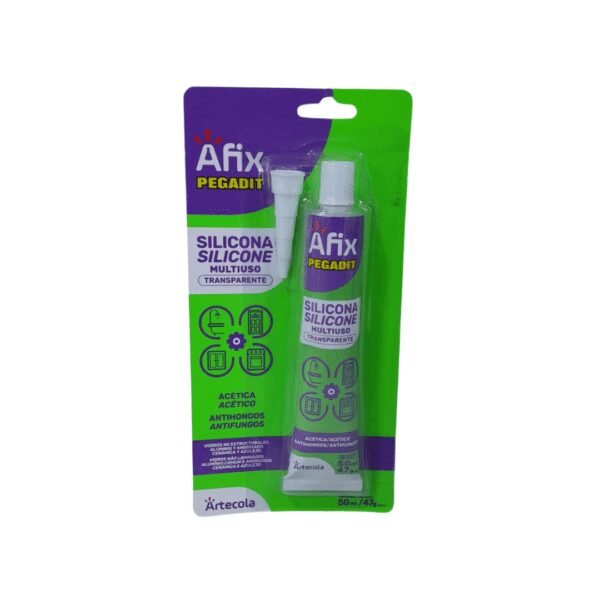 Silicona transparente 50ml afix