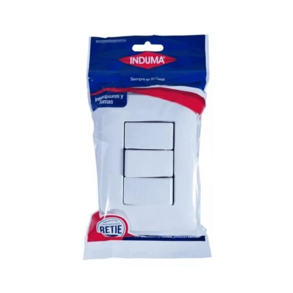 Swiche triple blanco induma (20) (120)