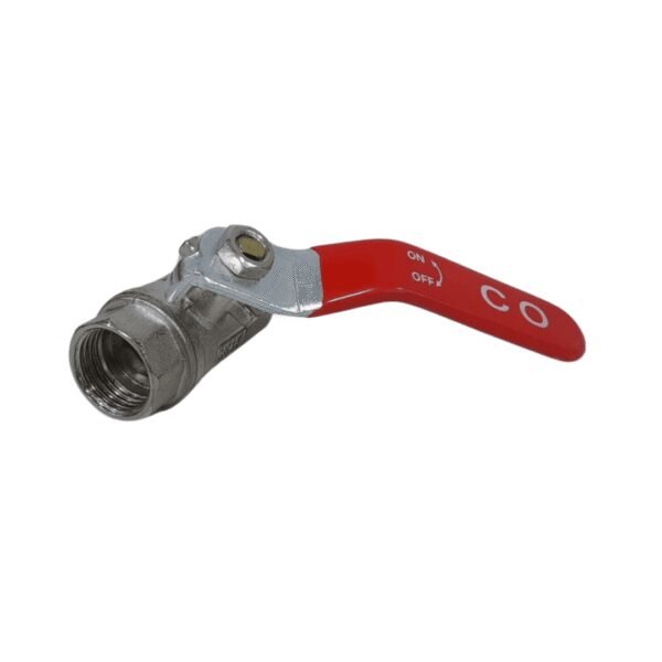 Llave de paso 1/2 palanca roja (120) co