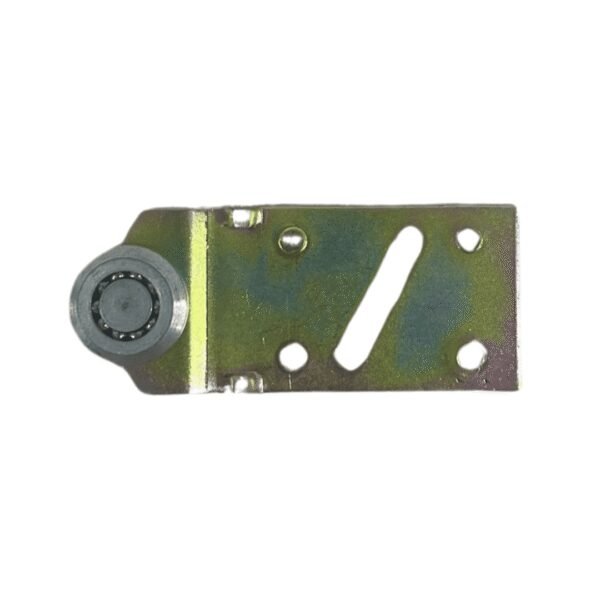 Rodachina metalica plana con platina x und