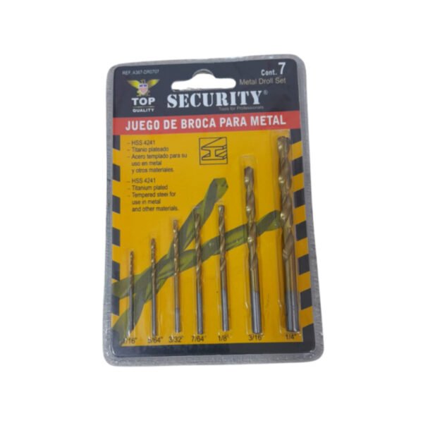 Broca lamina x 7pcs (150) security co