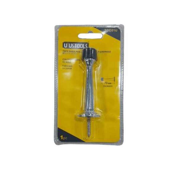 Tope puerta peglabe cromado 73mm