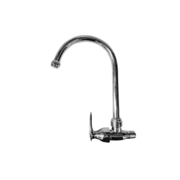 Llave cuello ganzo aleta pared p/g