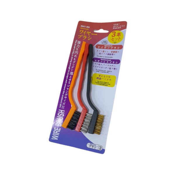 Cepillos acero x 3pcs colores (240) co