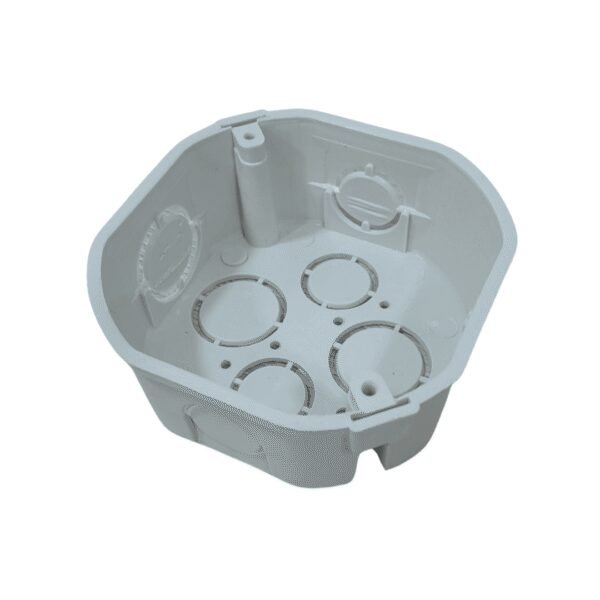 Caja plastica octagonal blanca induma (508)