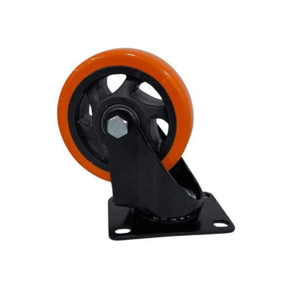Rodachin naranja s/freno 4" 120kg (40)