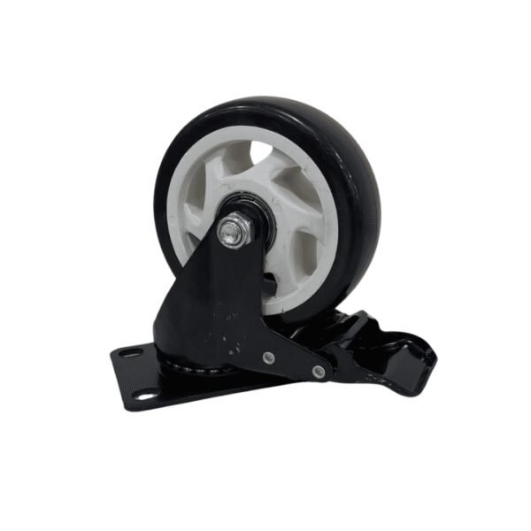 Rodachin negro c/freno 4" 120kg (40) co