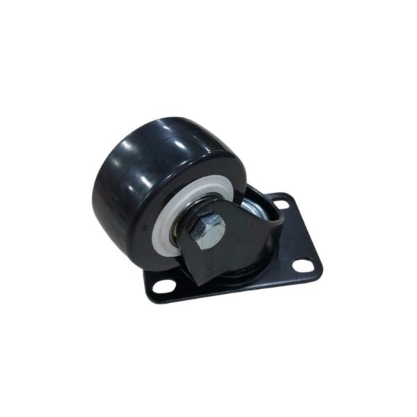 Rodachin negro s/freno 2.5" 100kg (50)