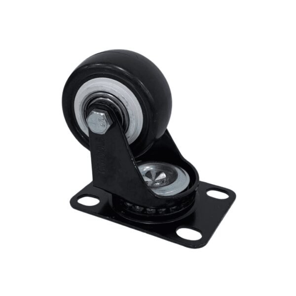 Rodachin negro s/freno 2" 80kg (150) co