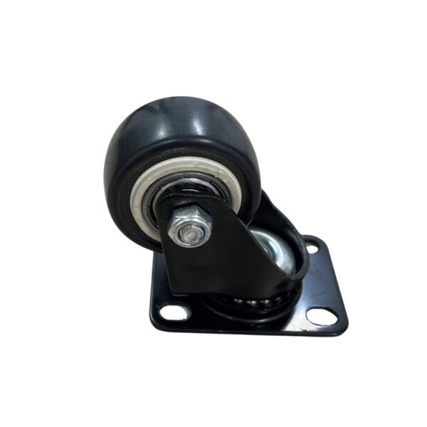Rodachin negro s/freno 1.5" 40kg (250)
