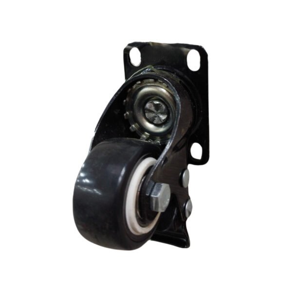 Rodachin negro c/freno 1.5" 70kg (200)