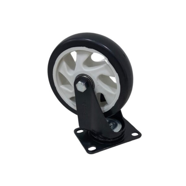 Rodachin negro s/freno 5" 150kg (30) co