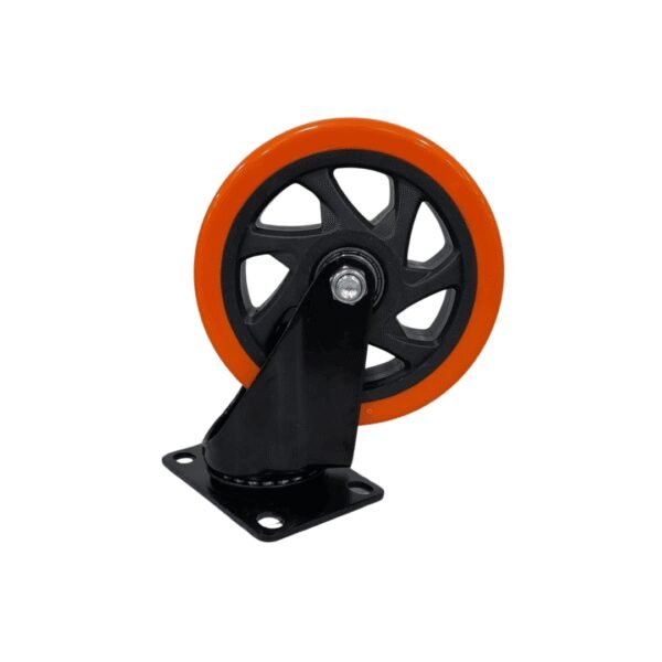 Rodachin naranja s/freno 5" 150kg (30)
