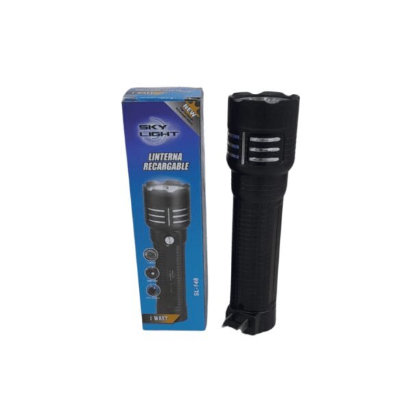 Linterna recargable 1w 400mah (80)(160)