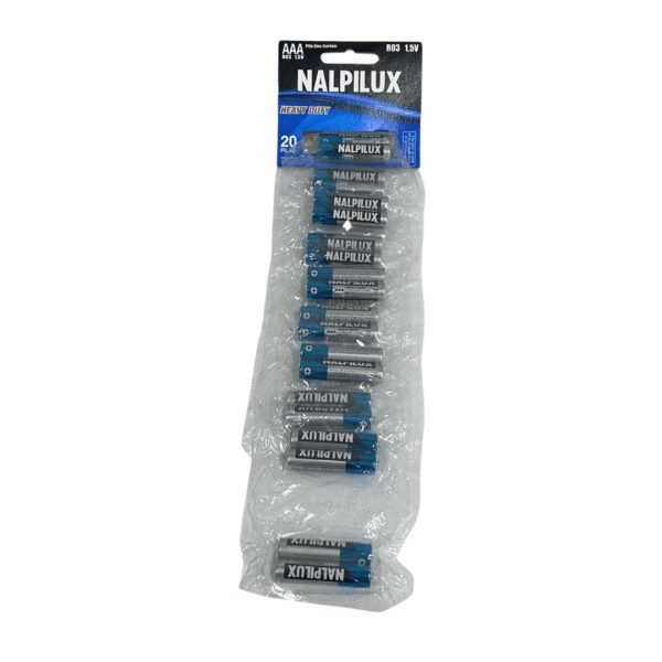 Pila nalpilux aaa r03 1.5v tira x10pares